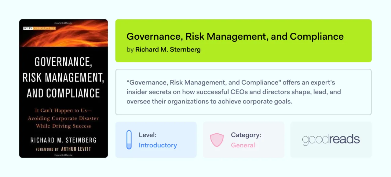 1 Compliance books-Governance, Risk management, and compliance