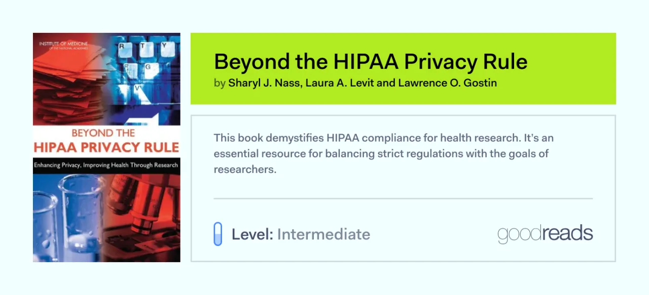 Books 5 Beyond the HIPAA Privacy Rule