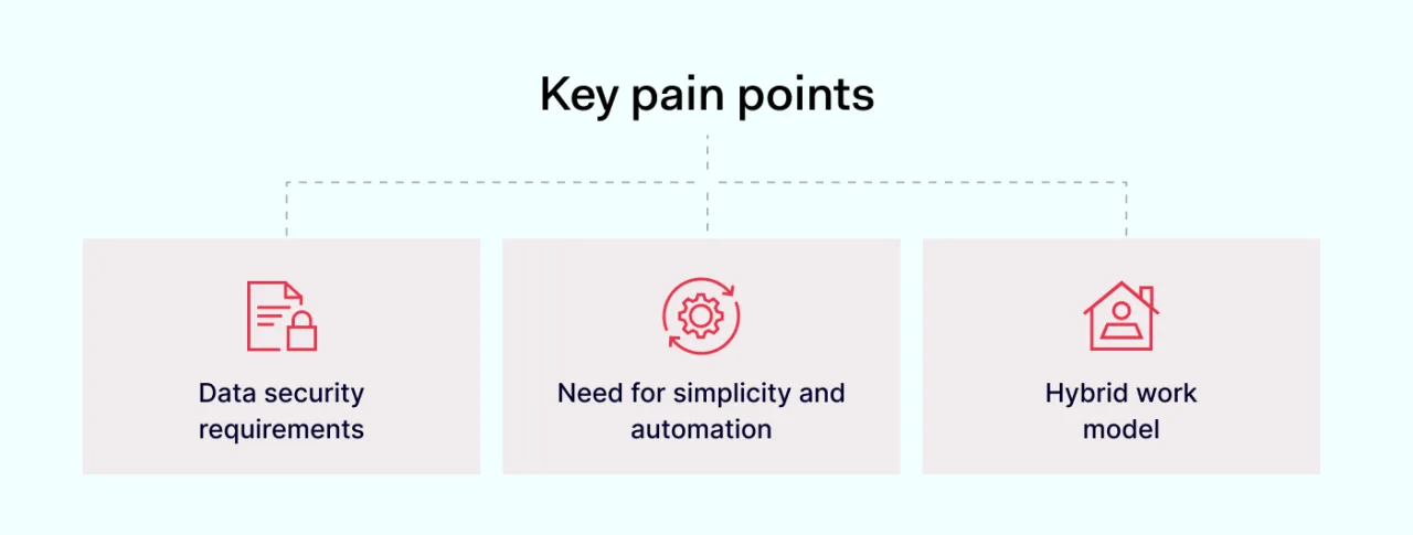 Key pain points