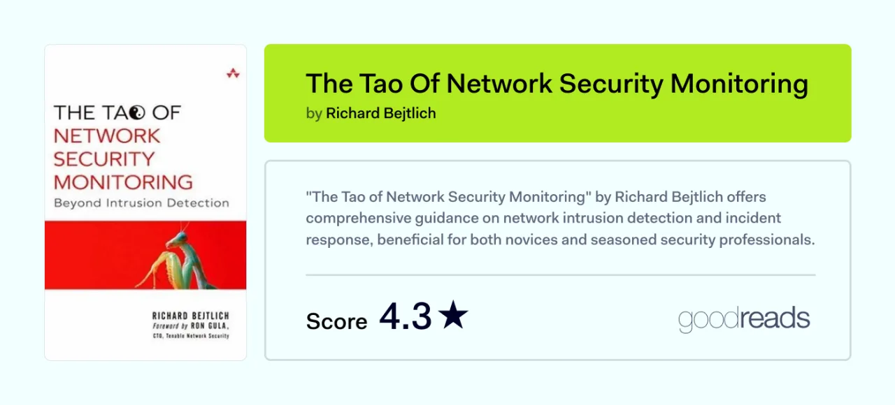 books on network security-the tao of network security monitoring