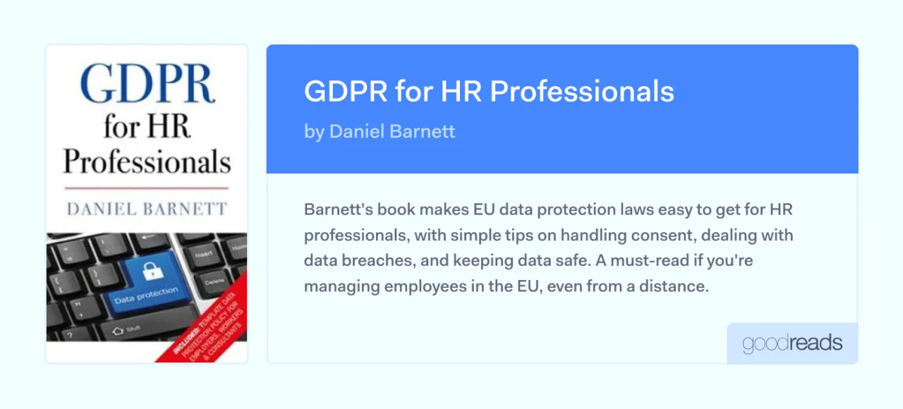 GDPR-books-GDPR for HR Professionals