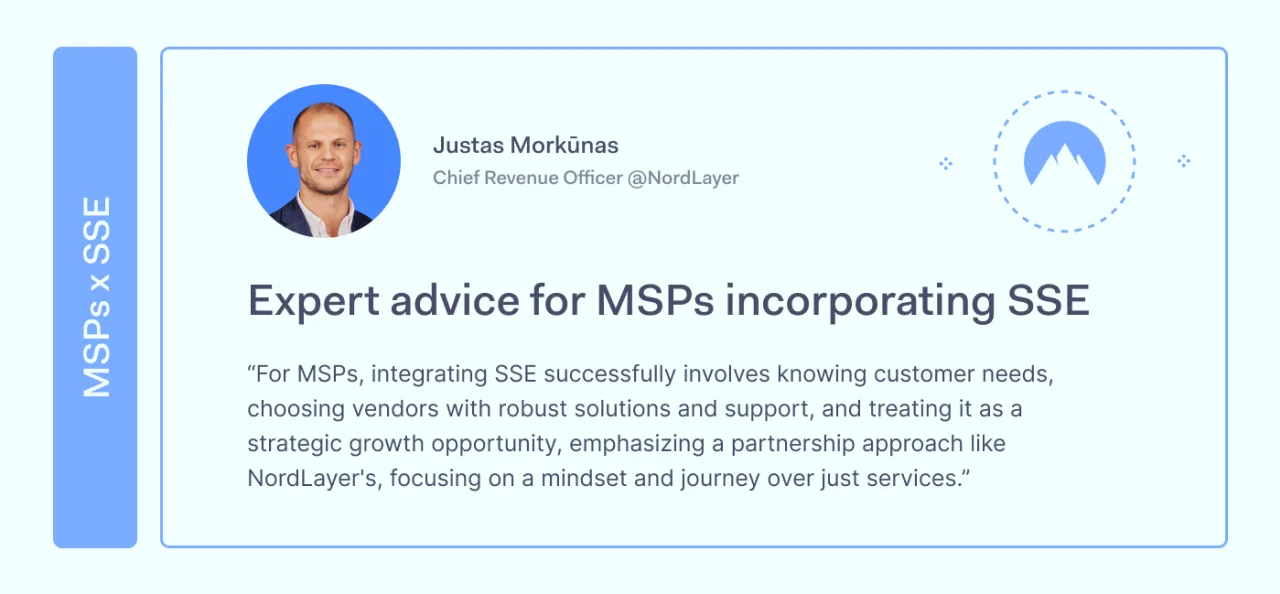 Expert advice for MSPs incorporating SSE