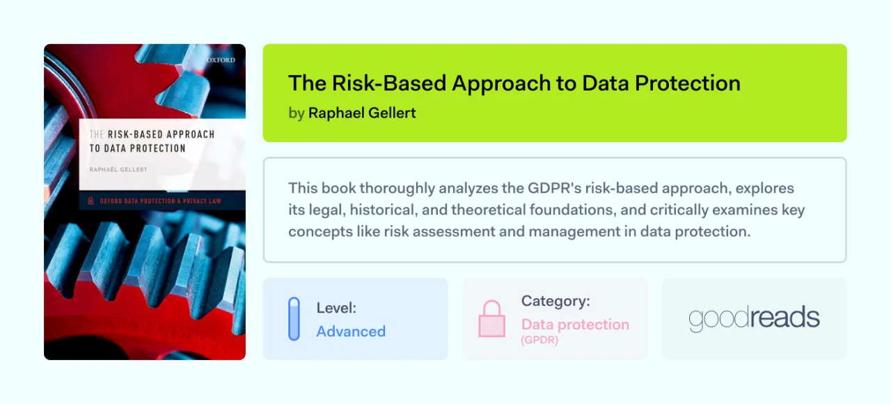 7 Compliance books-A risk based approach to data protection