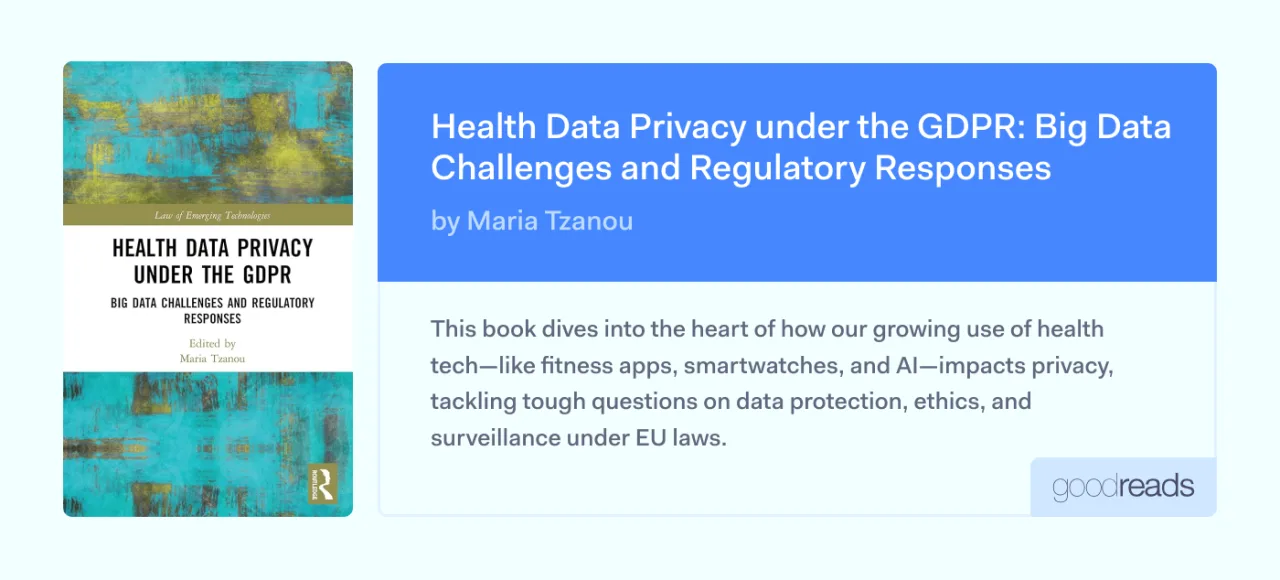 BDPR-books-Health Data Privacy under the GDPR: Big Data Challenges and Regulatory Responses