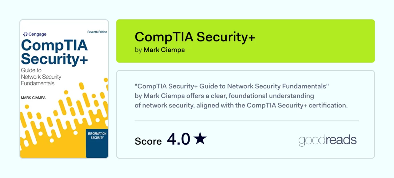 books on network security-compTIA security+