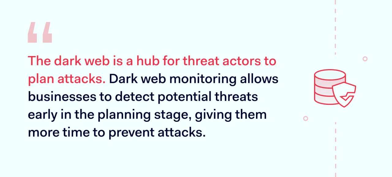 Dark web is a hub for threat actors to plan attacks