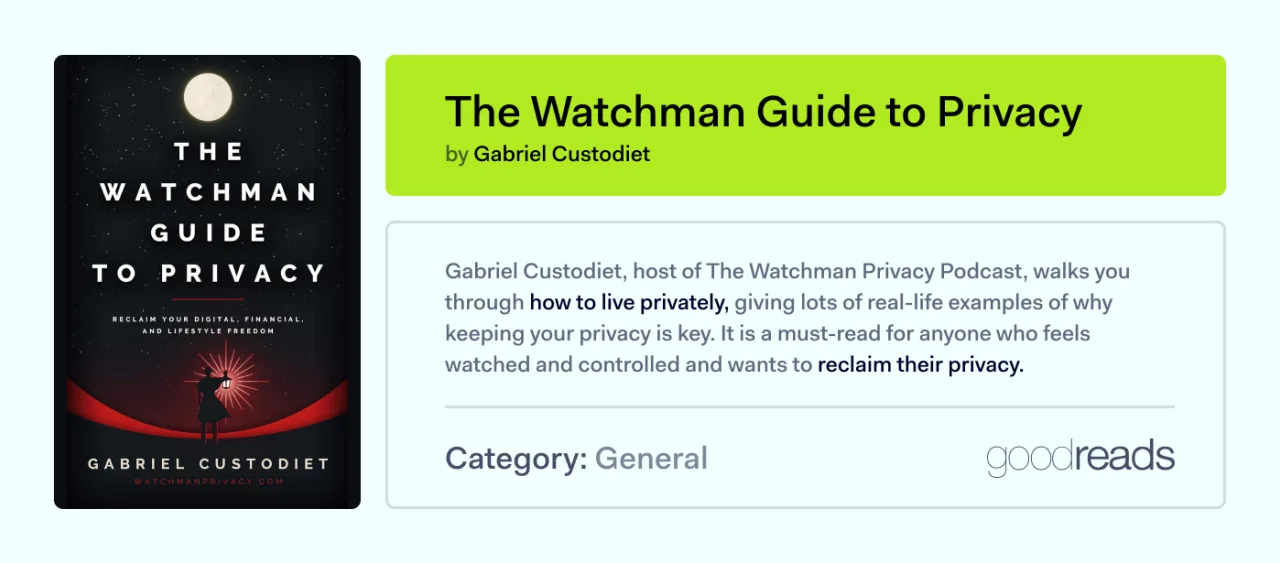 The best VPN books The Watchman Guide to Privacy