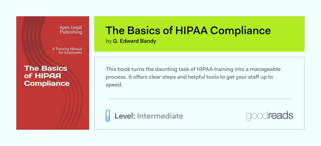 Books 3 The Basics of HIPAA Compliance