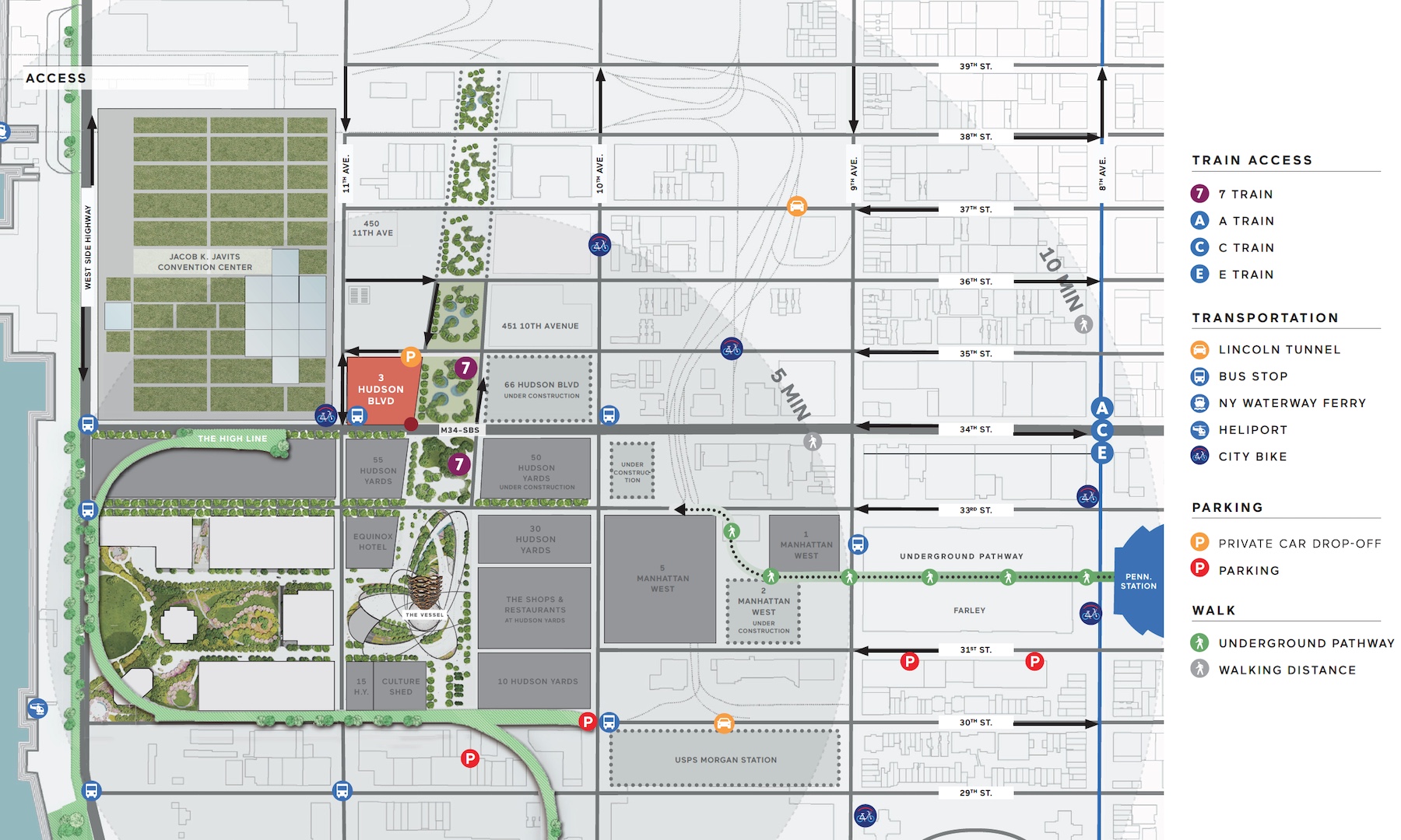 The Hudson Yards District