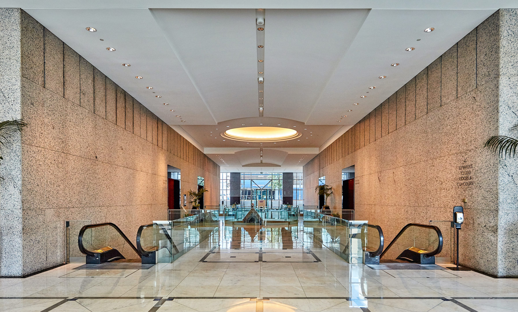Lobby at renaissance tower