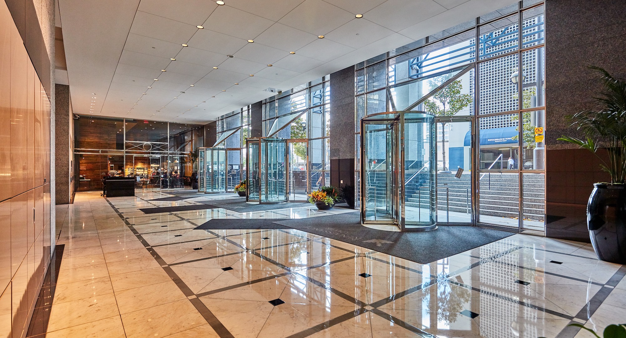 interior lobby rentower