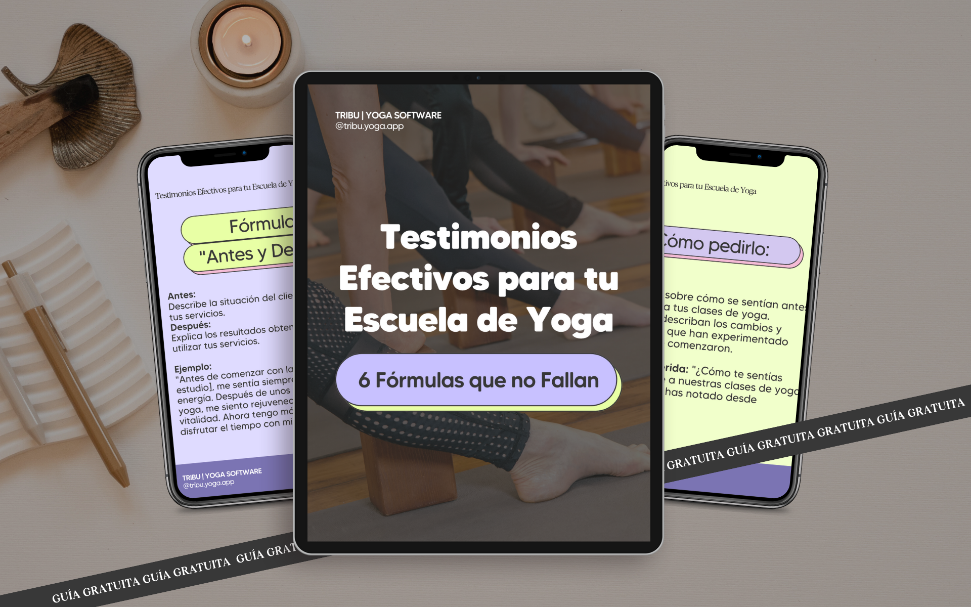 Formulas de Testimonios para tu Escuela de Yoga