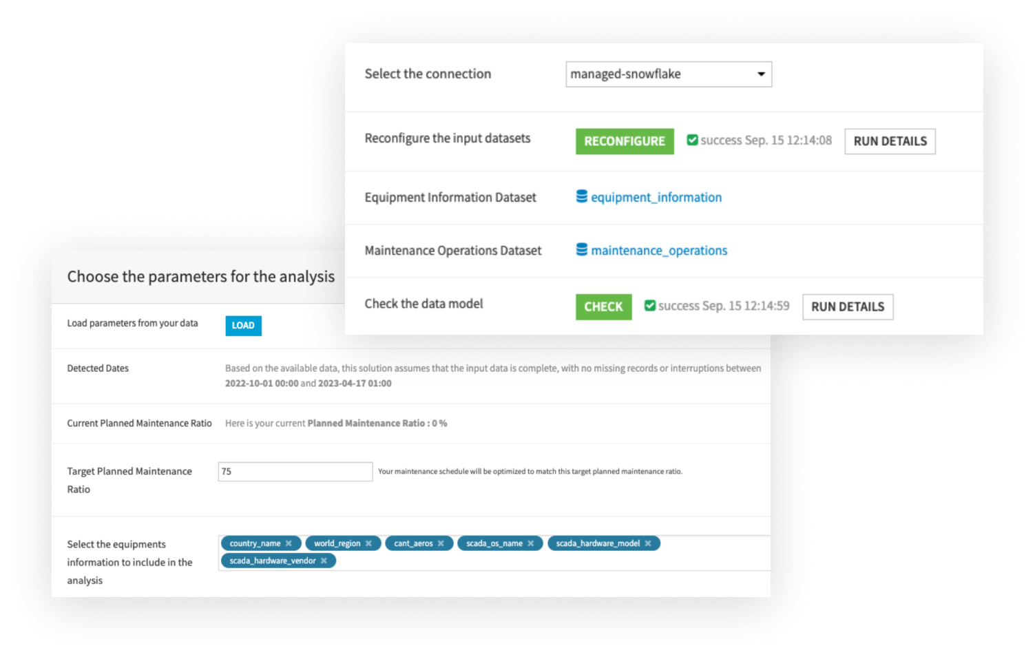 Set Schedules Based on Unplanned Maintenance Targets