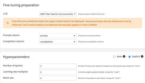 Fine-tuning: An alternative approach for customizing the LLM -2