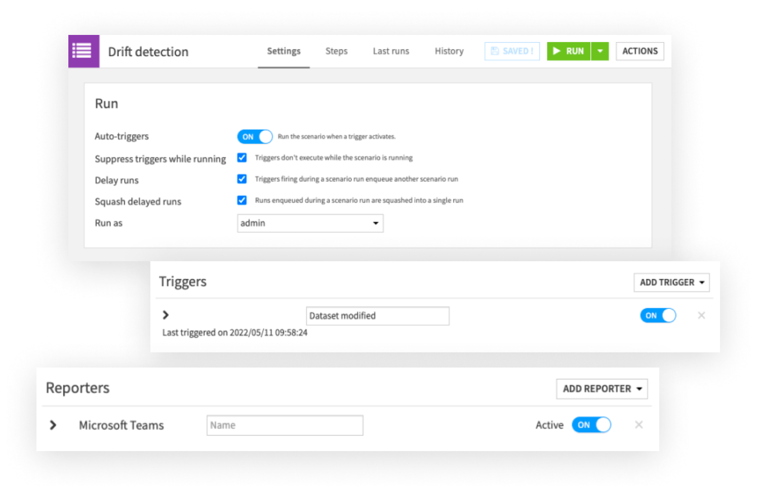 Generate Triggers and Send Alerts