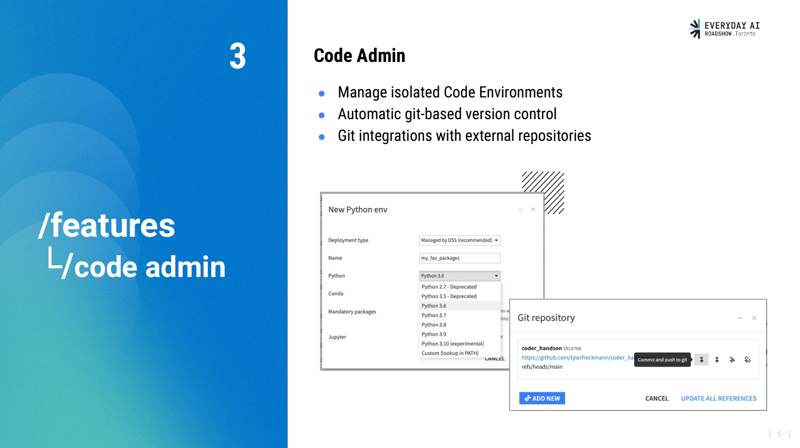 Working with code administration