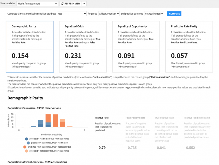 Fairness report