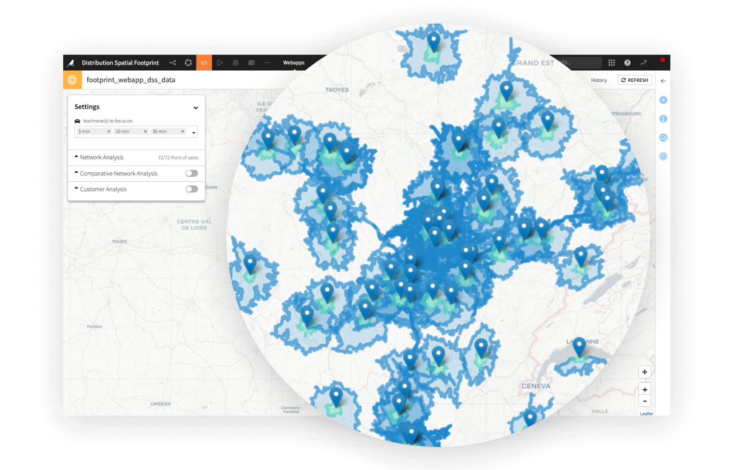 Check Distribution Network Reach