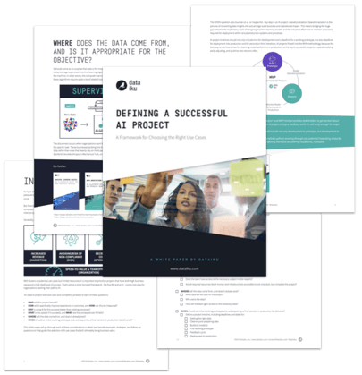 Successful AI project graphic