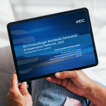 IDC ProductScape: worldwide generative AI governance platforms report
