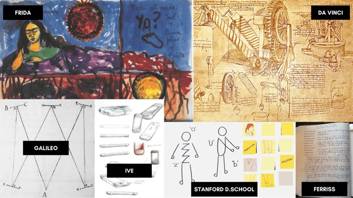 Artists journal, sketch, and play to unleash creativity