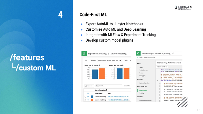 Building code-first machine learning