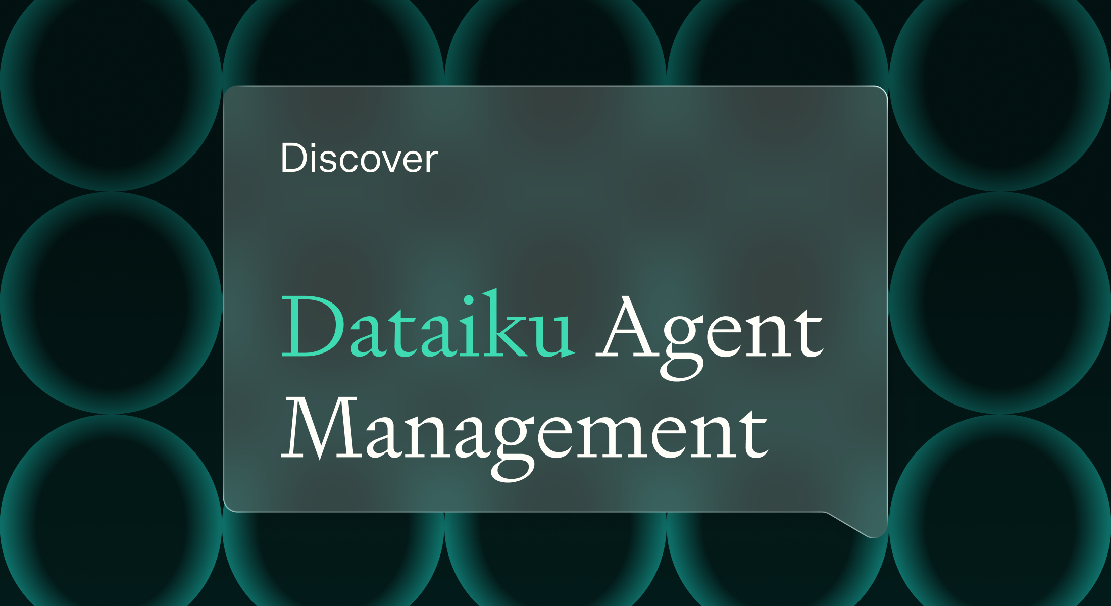 Dataiku Agent Management PR Thumbnail