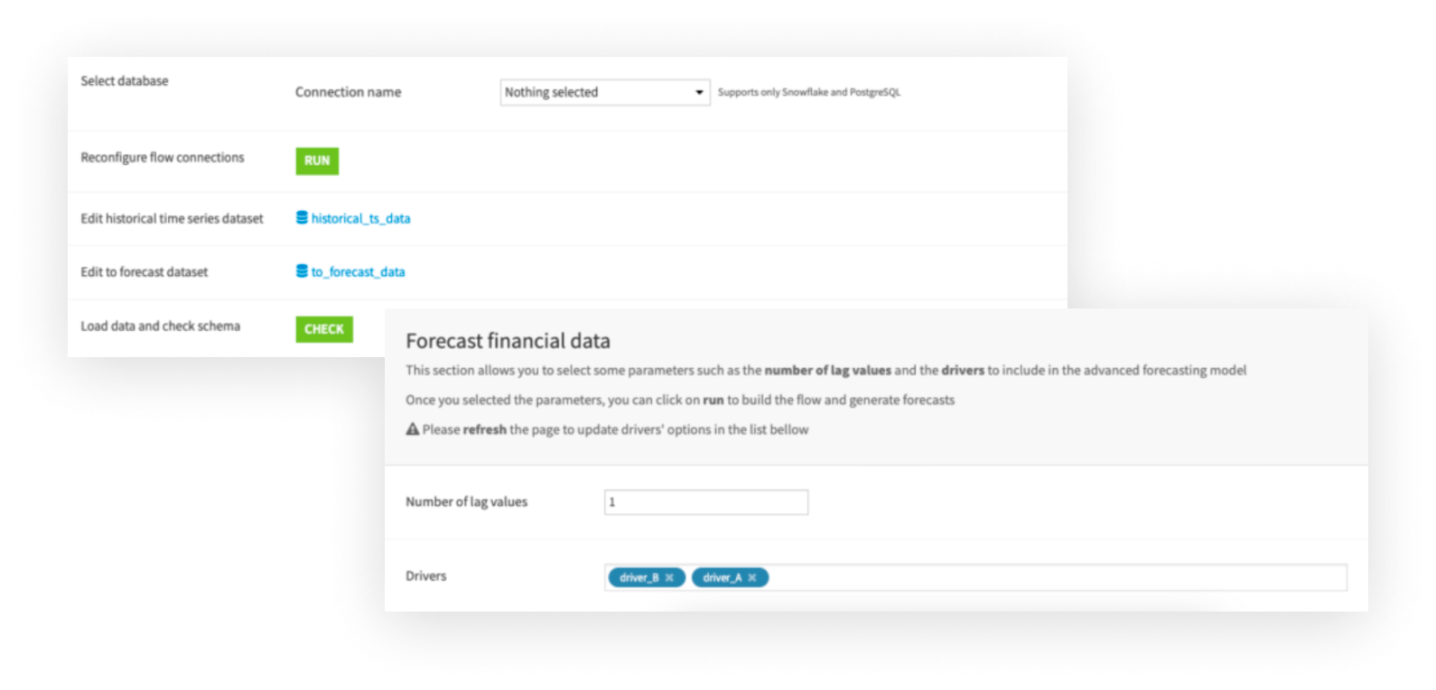 Test & Select Potential Financial Drivers