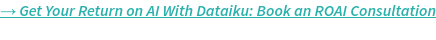 Get Your Return on AI With Dataiku: Book an ROAI Consultation