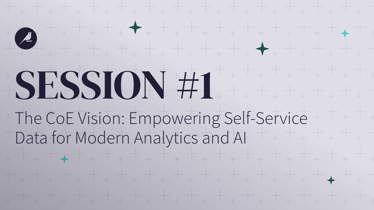 The CoE Vision Empowering Self-Service Data for Modern Analytics and AI
