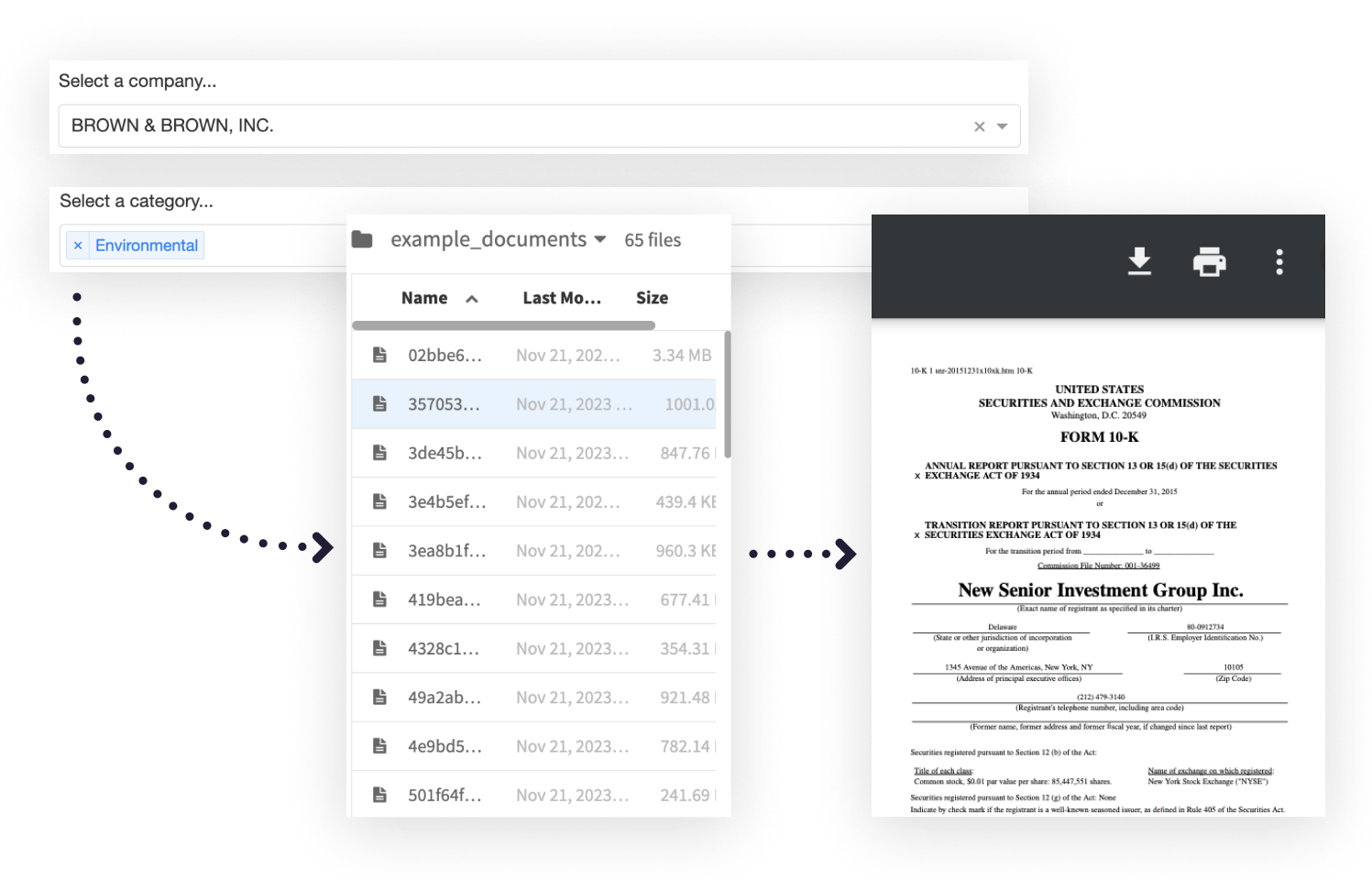 Get Interactive Insights on Firms of Interest