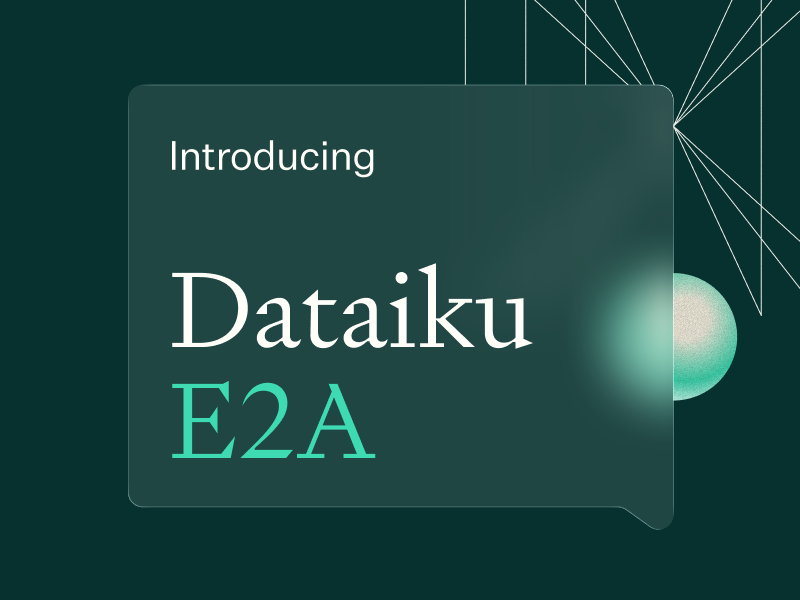 Dataiku Turns Business Expertise Into AI Decisions with Expert-to-Agent (E2A)