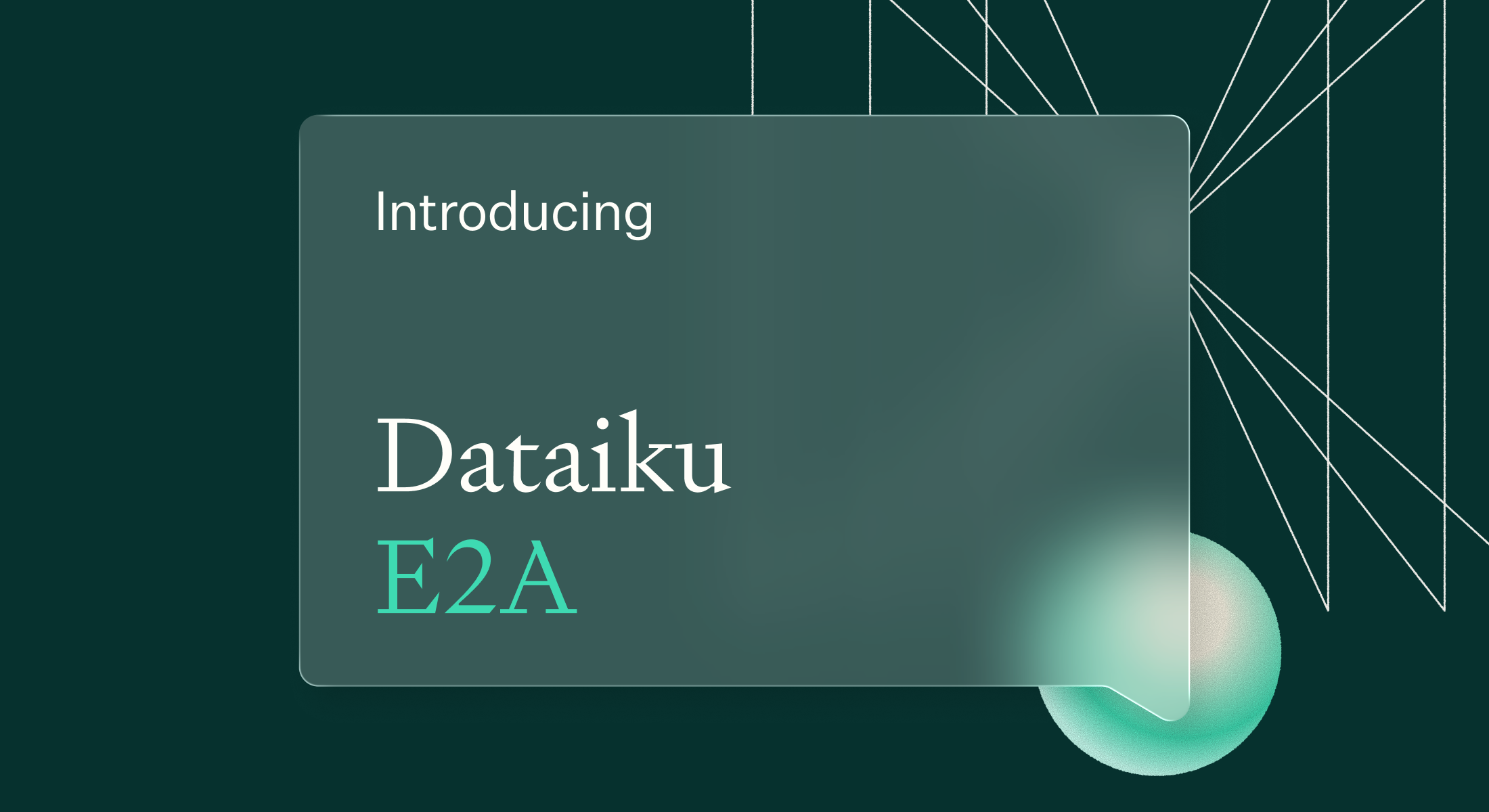 Dataiku Turns Business Expertise Into AI Decisions with Expert-to-Agent (E2A)