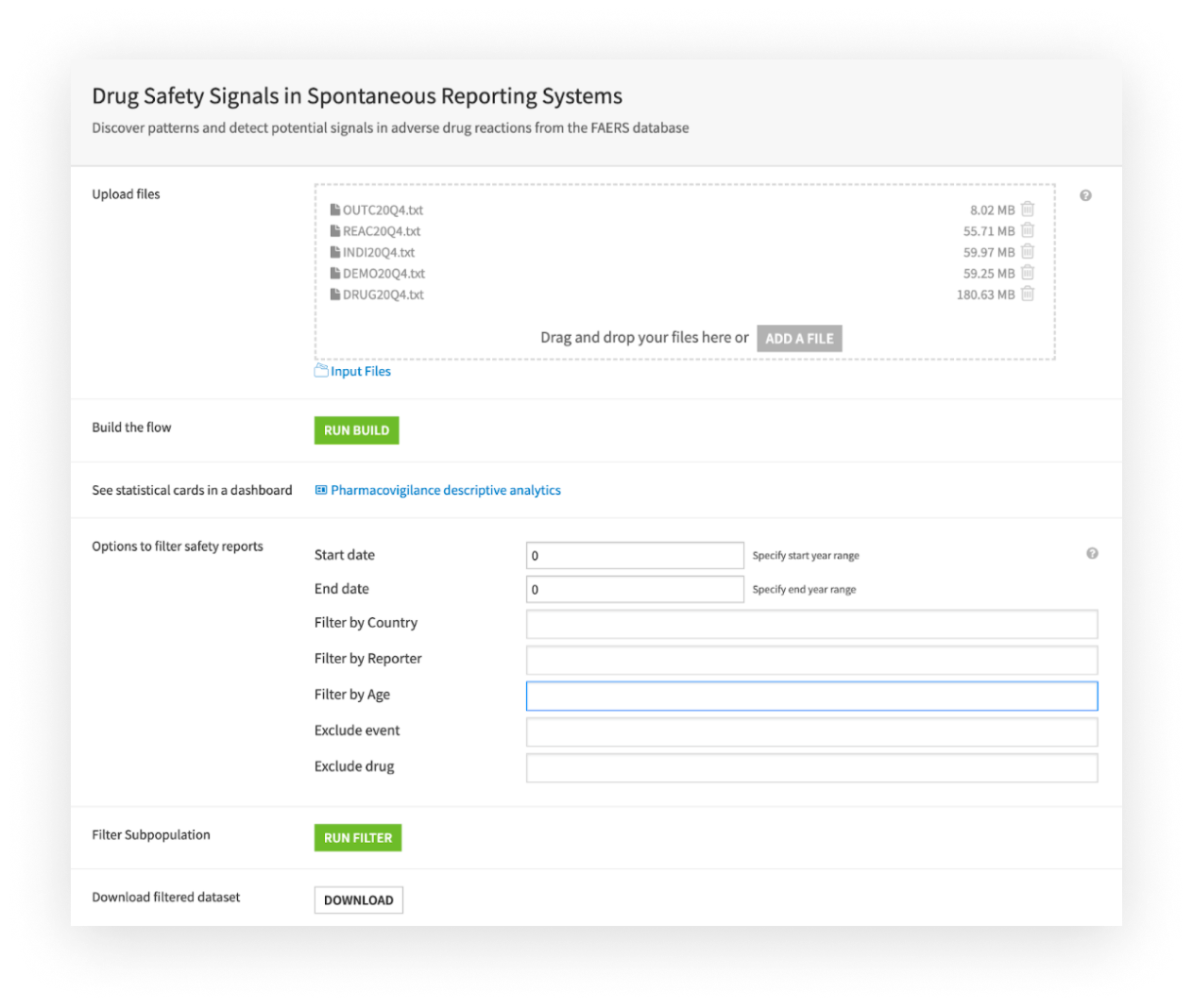 Ingest and Process Data From the FDA Database