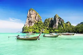 Thailandia - Koh Samui barche tipiche e mare cristallino