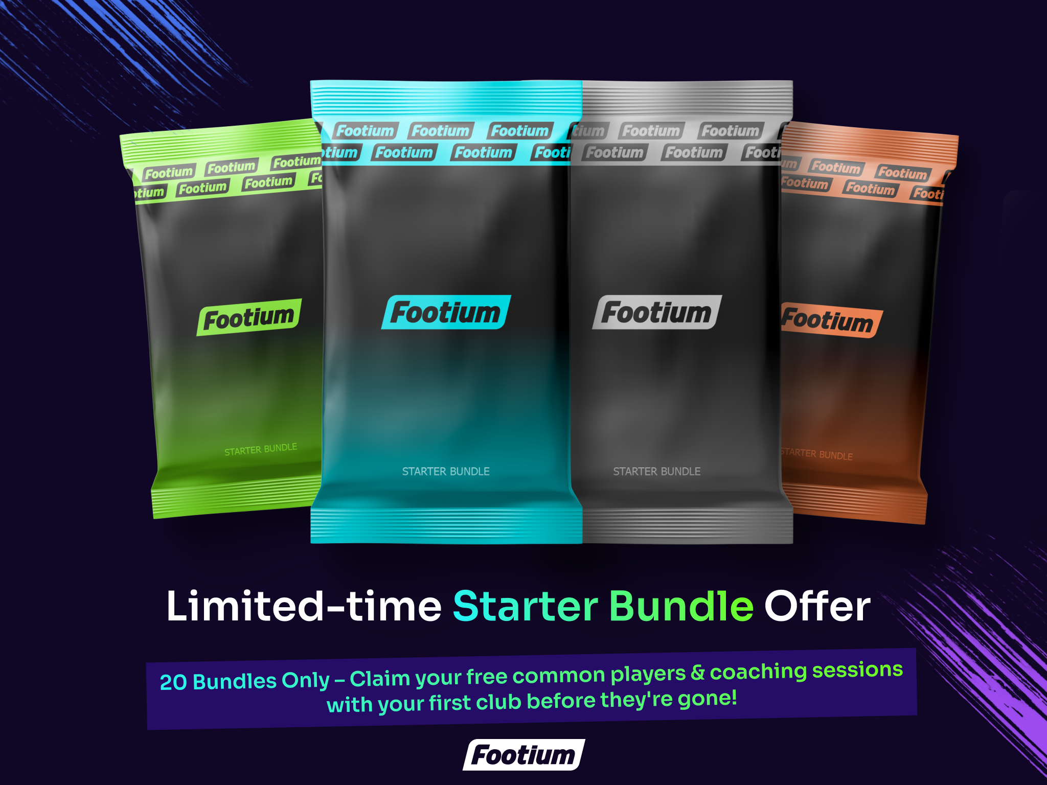 🎁 For the First Time Ever: Footium Starter Bundles!