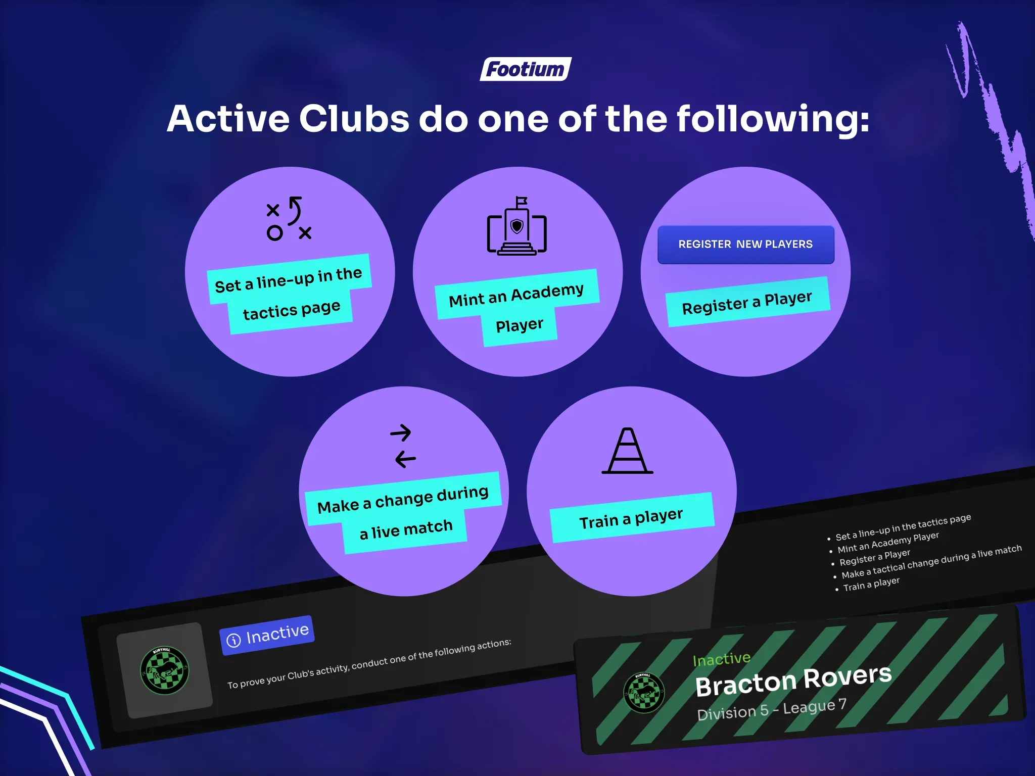 Season2 Active Clubs