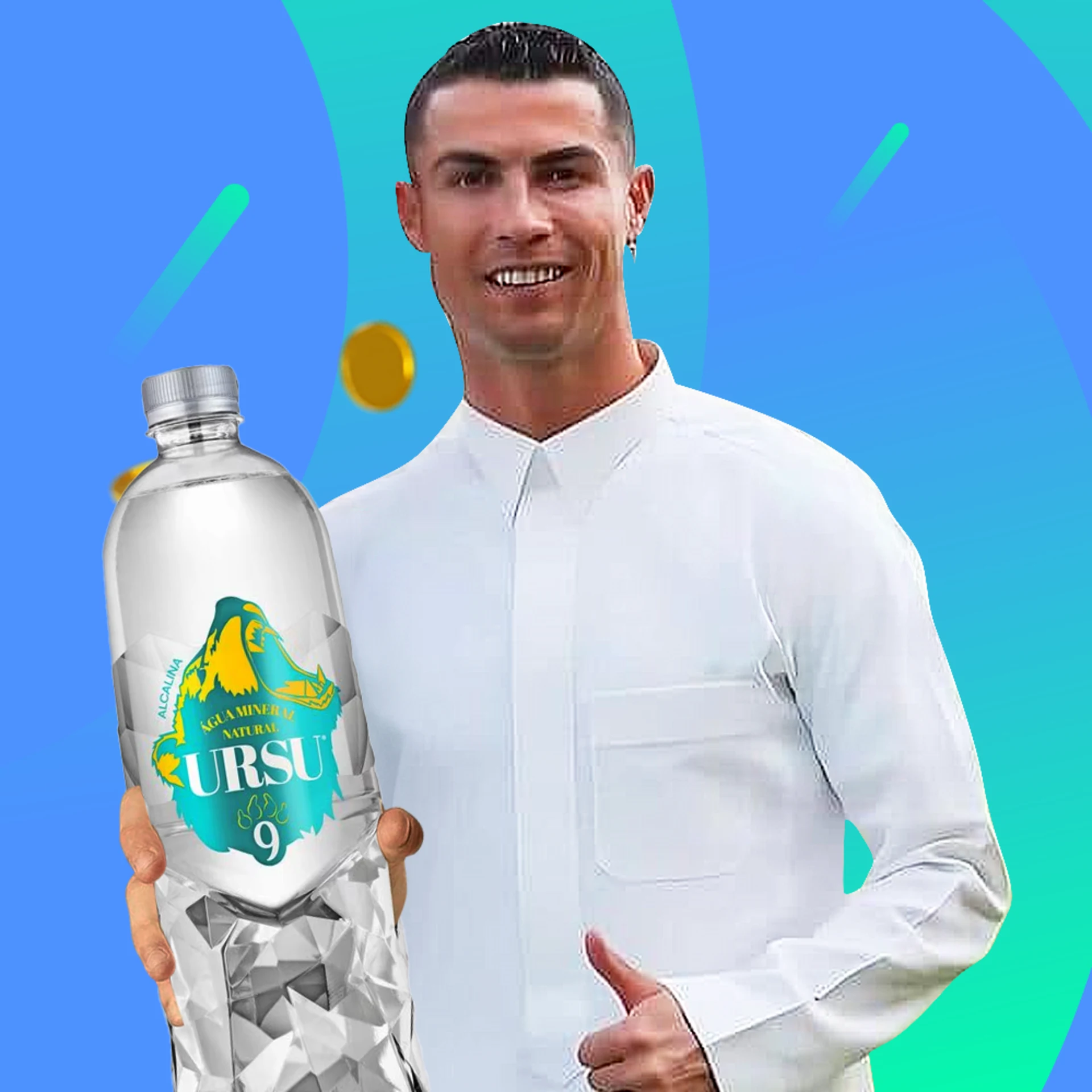 جنون سعر مياه رونالدو.. اقرأ قليلاً أيها "الدون"!