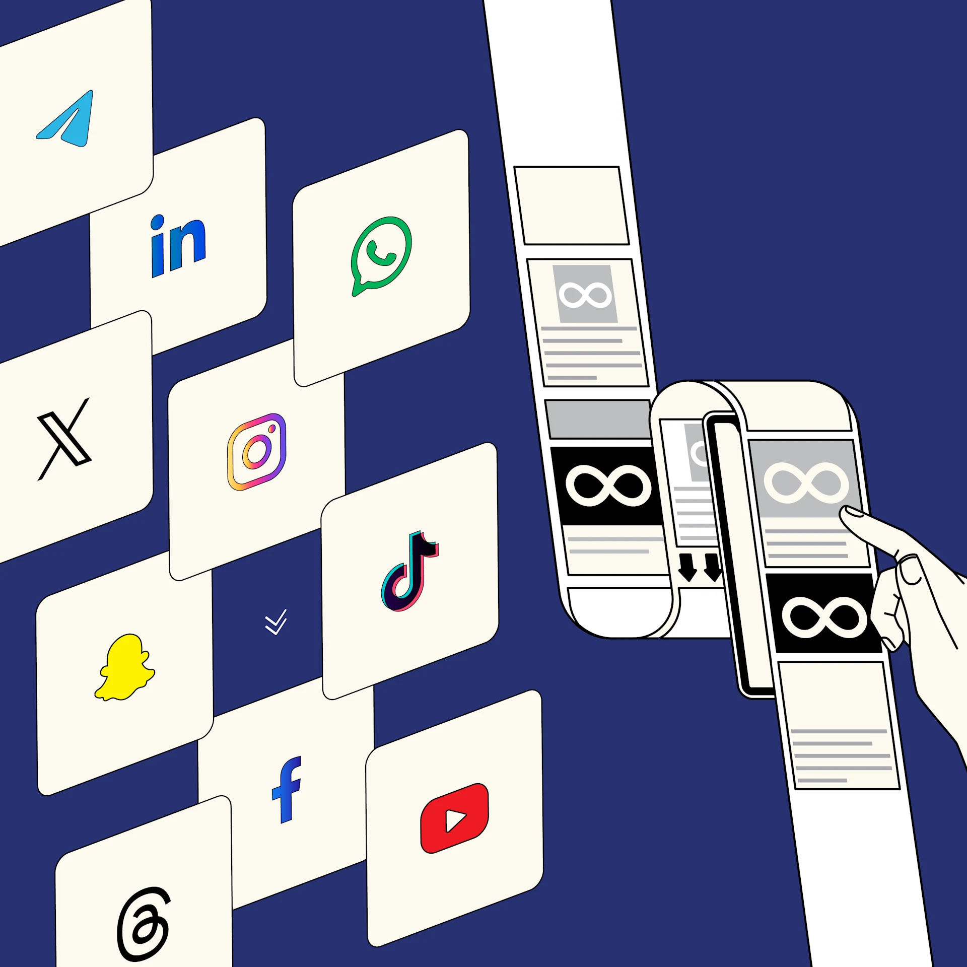 إعادة تعريف وسائل التواصل الاجتماعي: مرحبًا بسكرول ميديا