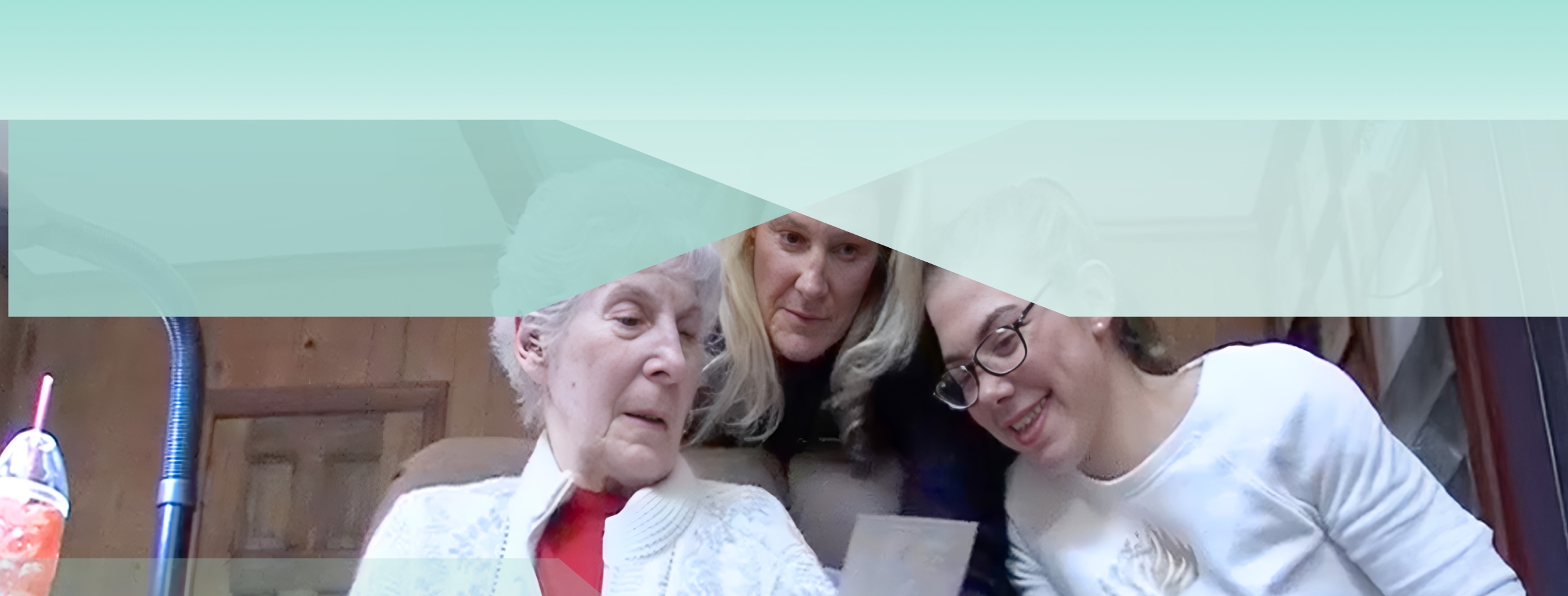 Older woman who lives with Parkinson's related hallucinations and delusions