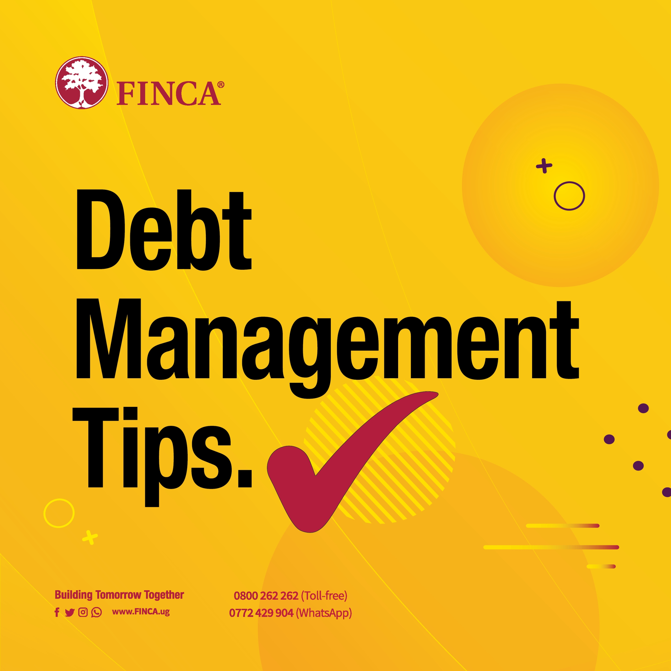 DEBT MANAGEMENT TIPS | FINCA Uganda