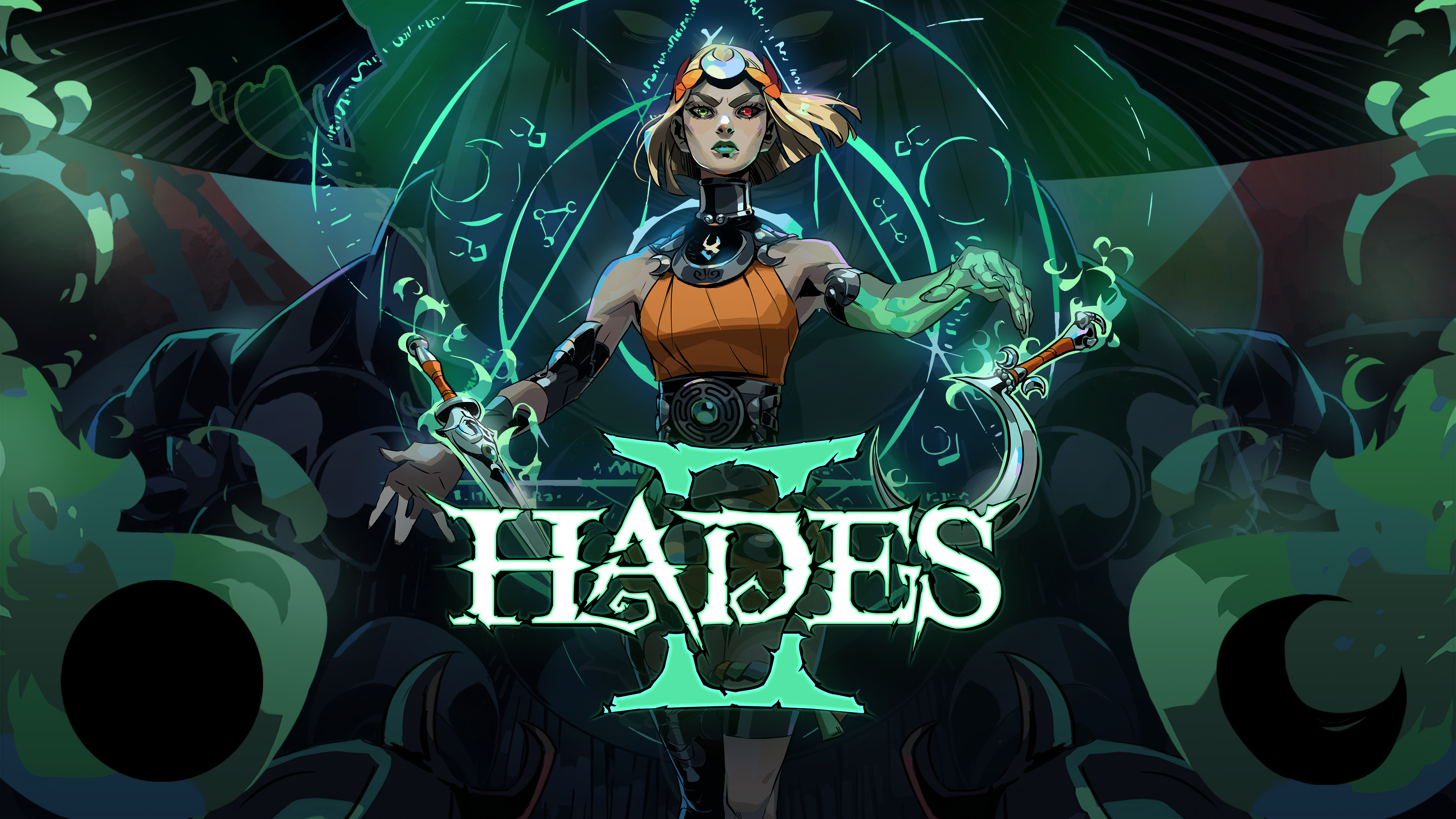 Official Hades II key art featuring Melinoe