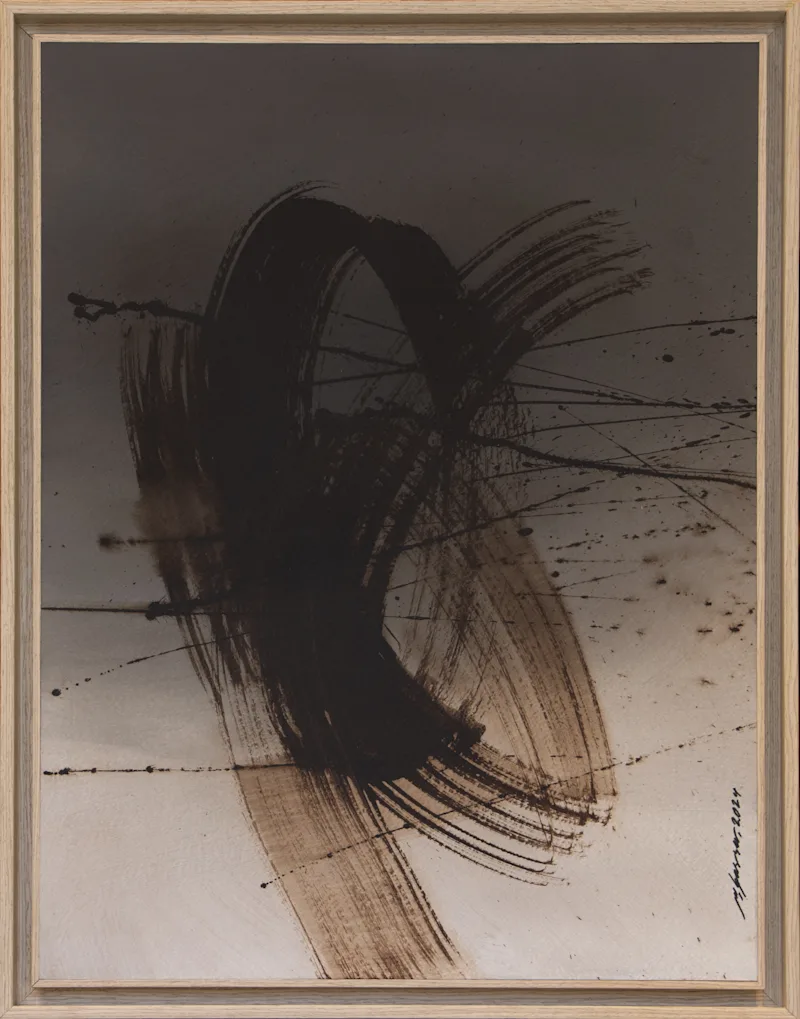 Untitled - 75 x 55 cm - Acrylic on carton laid on wood - 2024