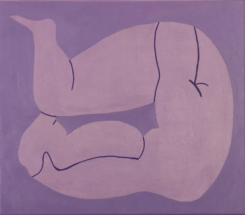 untitled - 40 x 45 cm - Acrylic on canvas - 2026 