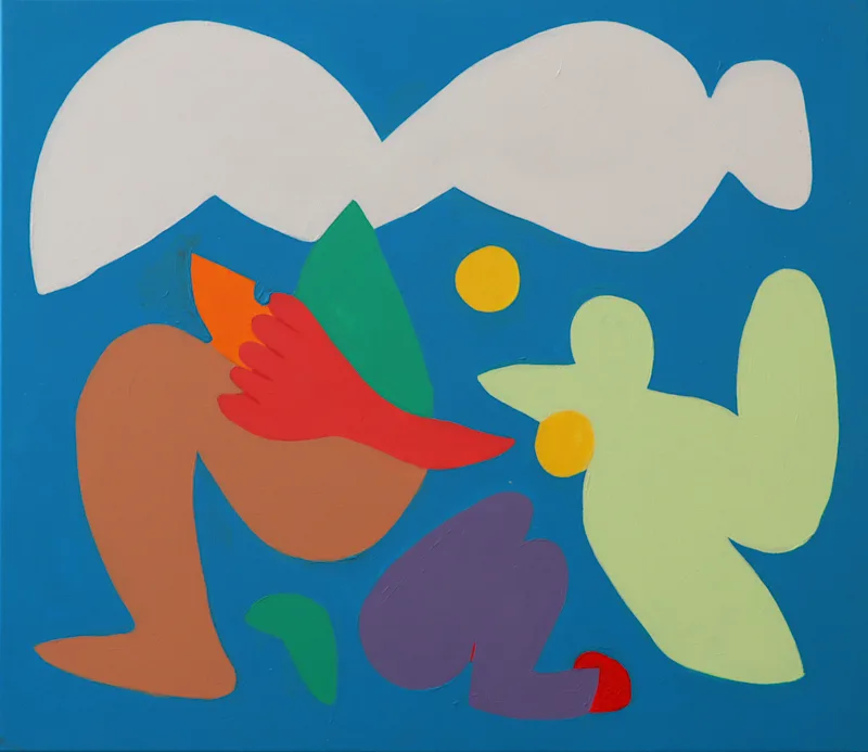 Untitled - 66 x 76 cm - Acrylic on Canvas - 2026