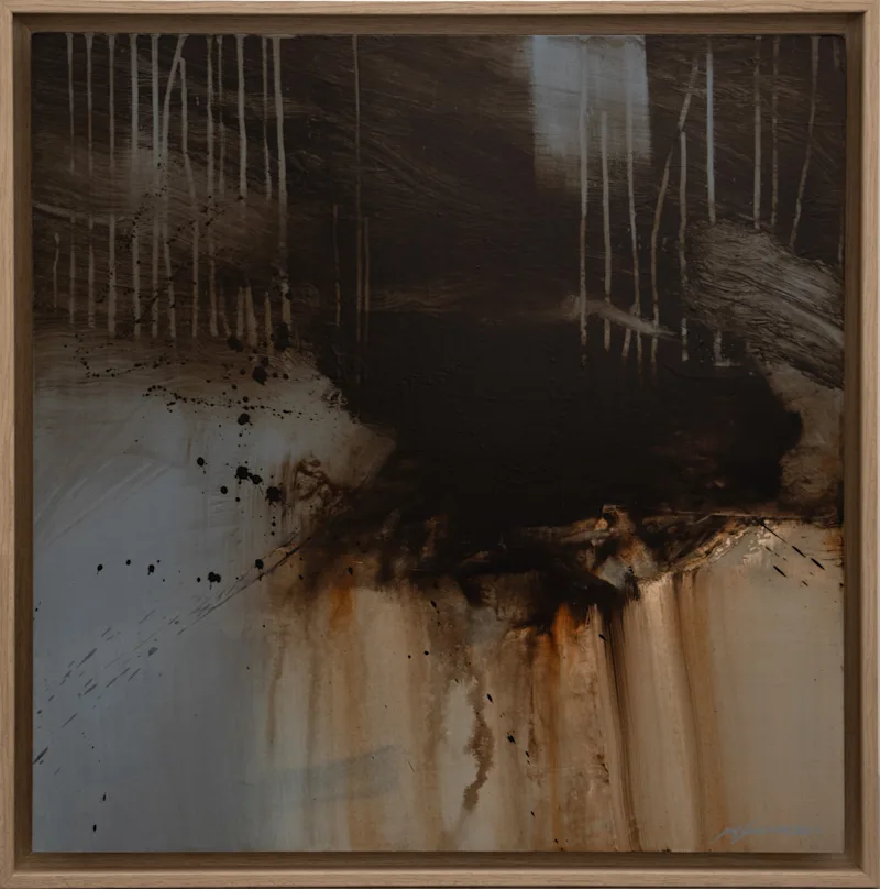 Untitled - 60 x 60 cm - Acrylic on Press Board - 2024