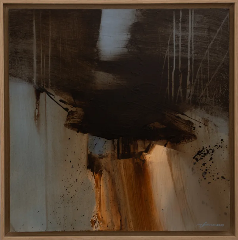 Untitled - 60 x 60 cm - Acrylic on Press Board - 2024