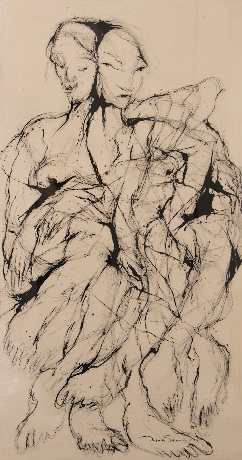 Untitled - 150x80.5 cm - Framed 159.5x92 cm - 2025