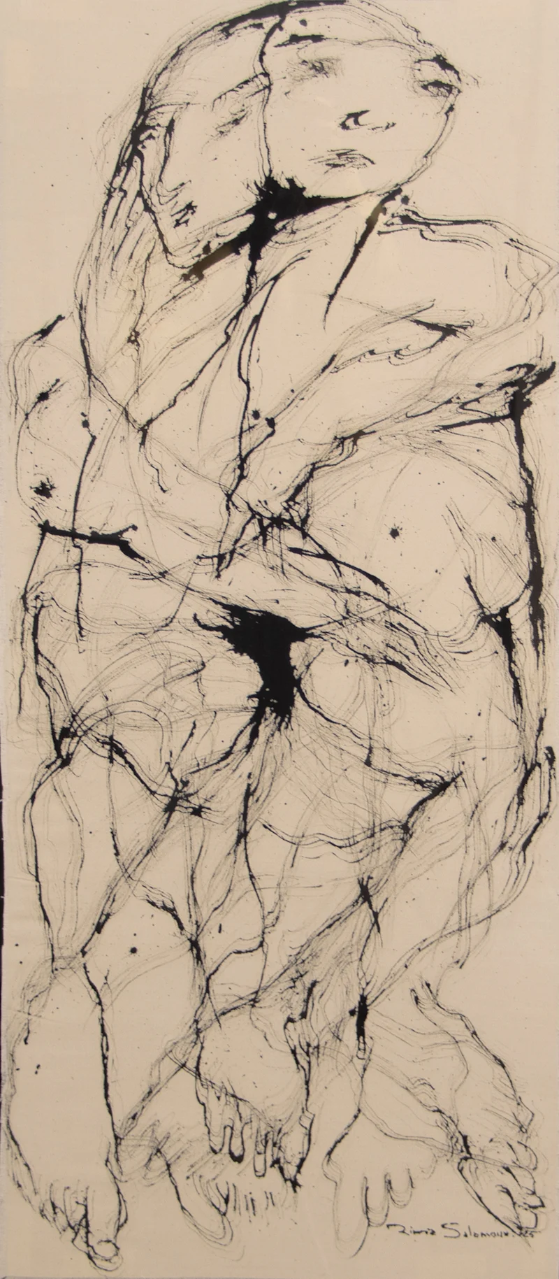 Untitled - 105x44.5 cm - Framed 120.2x55 cm - 2023