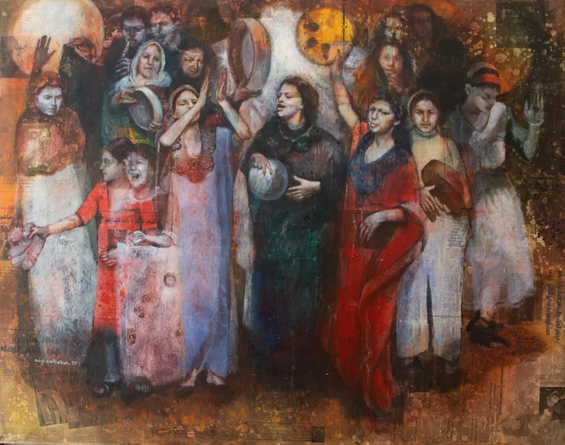 Untitled - 140 x 179 cm - Mixed Media on Canvas -2024